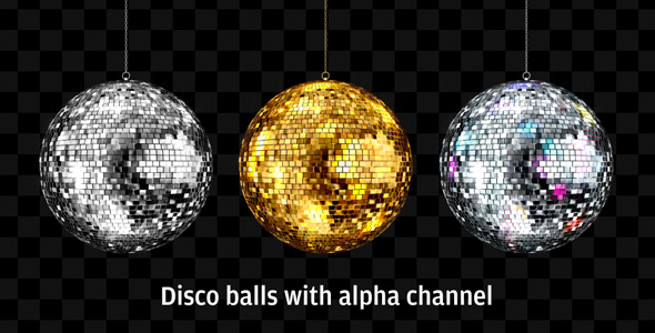 Disco Ball with Alpha Channel