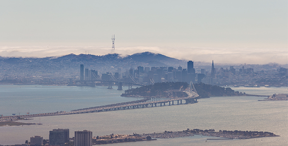 Foggy Downtown San Francisco 