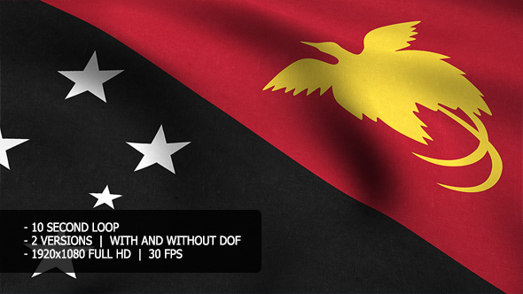 Papua New Guinea Flag Background