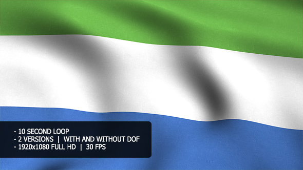 Sierra Leone Flag Background