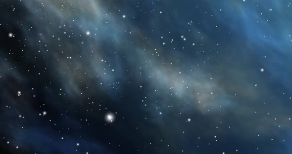 Abstract space illustration animation.Galaxy illustration movie