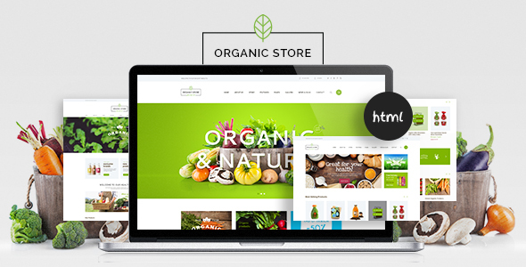 Organic Food & Eco Products Site Template