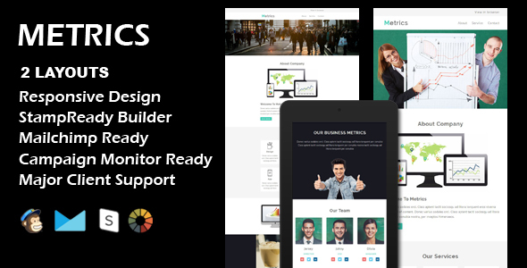 METRICS - Multipurpose Responsive Email Template