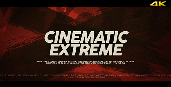 Cinematic Extreme Trailer/Opener