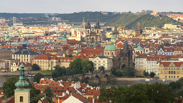 View Of Prague Historical Center 2