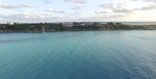 Panorama Mexico Sunrise Island