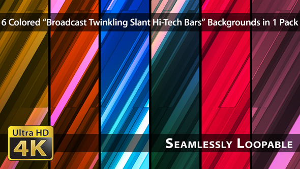 Broadcast Twinkling Slant Hi-Tech Bars - Pack 02 alt