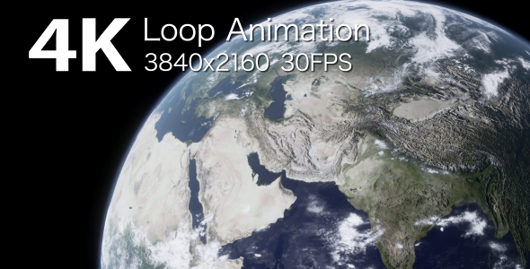 Planet Earth Loop Animation 2
