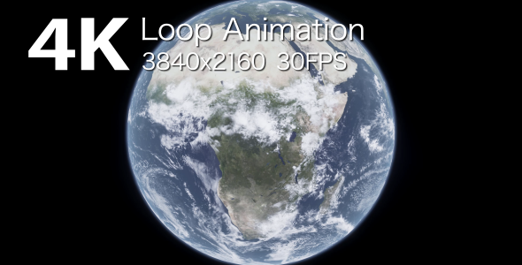 Planet Earth Loop Animation 1