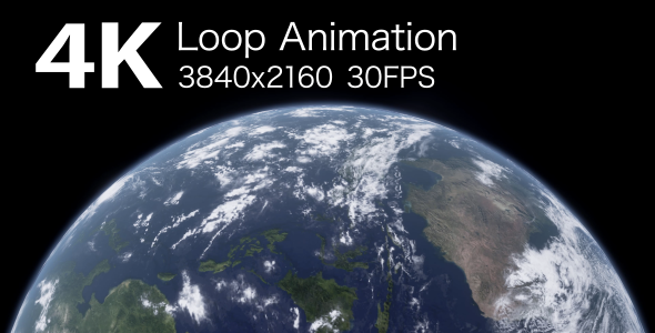 Planet Earth Loop Animation 3