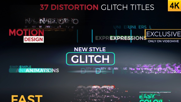 37 Distortion Glitch Titles