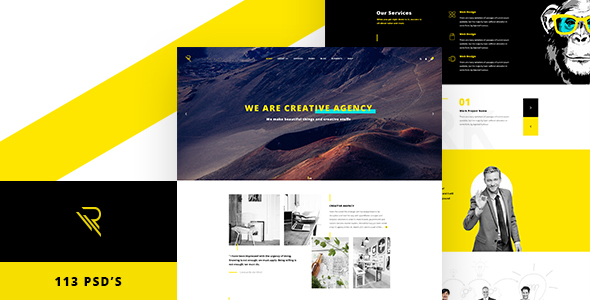 Reticulum - Creative Psd Template