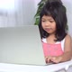 2021 T0 X Me C020Happy a little Asian girl learning online at home. Concept of education online9 - VideoHive Item for Sale