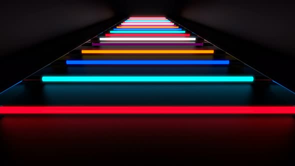 Abstract Neon Lights Background