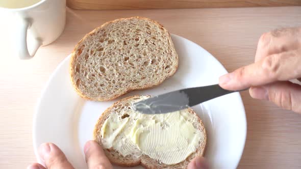 Spread Butter on Bread