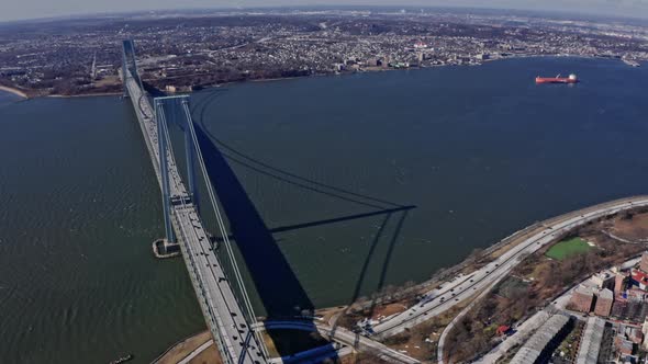 Verrazano Narrows Suspension Bridge Staten Island NY