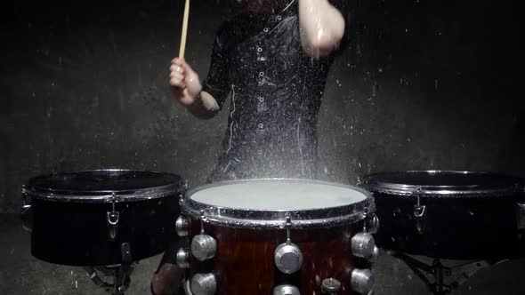 Drummer in the Rain