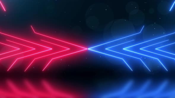 Abstract Neon Line Background