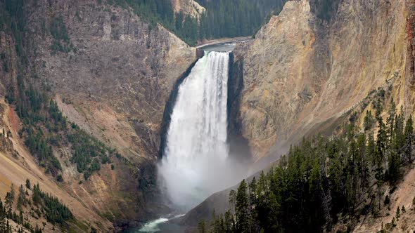 Lower Falls in Yellowstone National Park