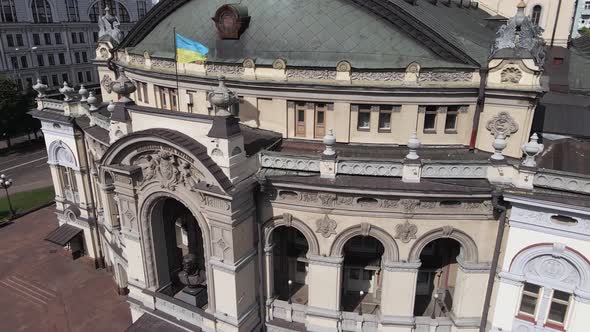 Ukraine: National Opera of Ukraine. Aerial View