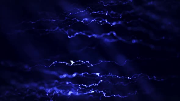 Dark Blue Electric Background