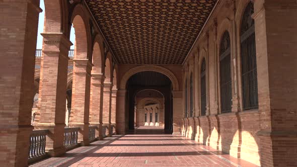 Corridor of Plaza de Espana