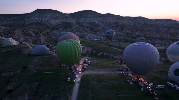 The Cappadocia region of Turkey is the most popular location in the world for hot air ballooning.