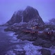 Norwegian fishing village at twilight in Hamnoy City, Lofoten islands, Norway - VideoHive Item for Sale