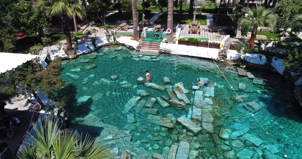 Cleopatra’s Pool of Hierapolis Drone Shoot