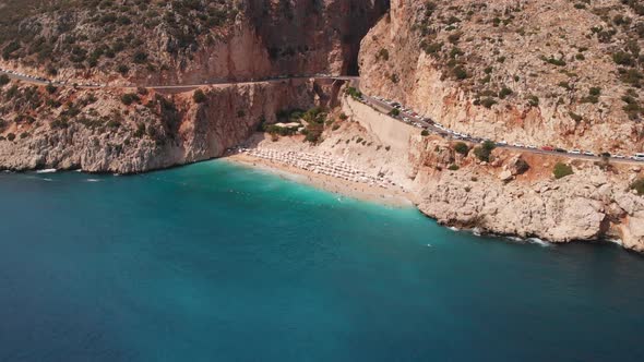 the Most Beautiful Beach with Turquoise Water in Turkey is Kaputas