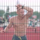 Muscular athletic young man looking away at the sport playground - VideoHive Item for Sale