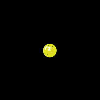 cartoon yellow bubble explosion