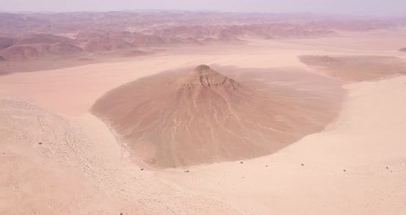 Beautiful Desert Landscape With Hills