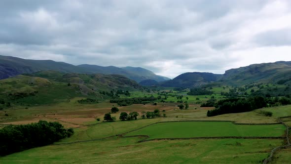 Buttermere Lake District Aerial Drone Sc08