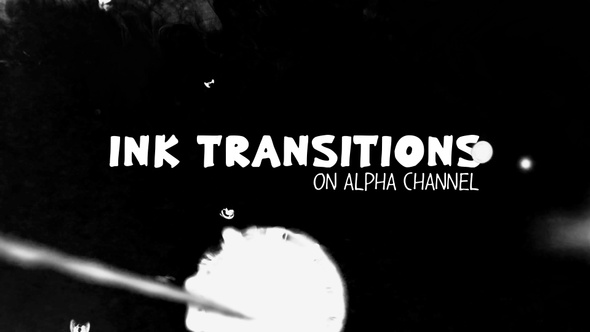 Ink Transitions on Alpha Channel