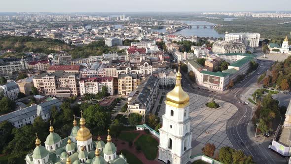 Kyiv - Aerial View of the Capital of Ukraine. Kiev