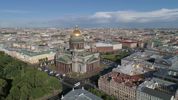 Flight Near Saint Isaac's Cathedral, Russia