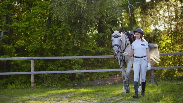 Walk in the Horse Club From Female and Horse