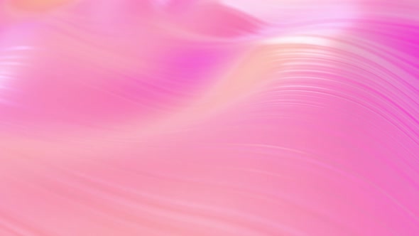 Pink Wavy Flowing Gradient Shape Background