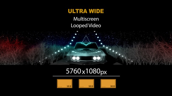 Ultra Wide HD Car Drive 01