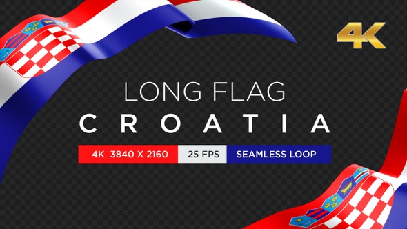 Long Flag Croatia