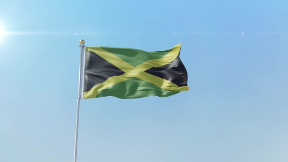 Jamaica Flag  alt