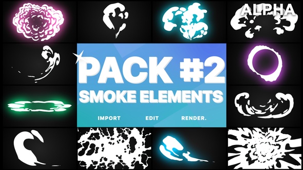 Smoke Elements Pack 02 | Motion Graphics Pack