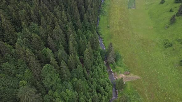 Aerial Forest and Mountain Footage V2