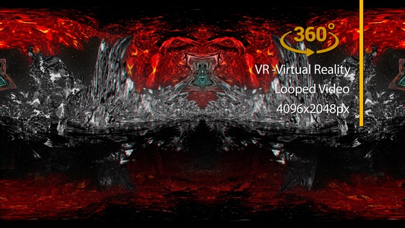 VR360 Abstract Planet 01 Virtual Reality