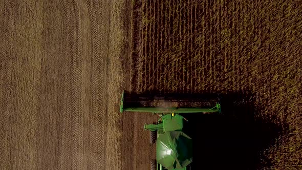 Hero View soybean harvest