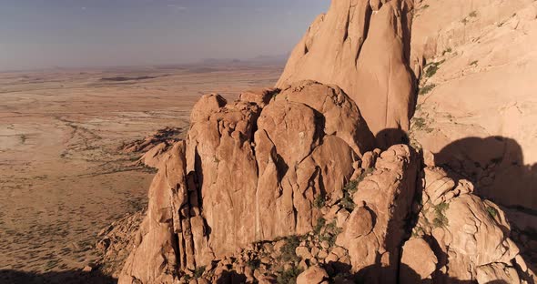 Spitzkoppe Mountains in Namibia. High Peaks rising out of the desert 2