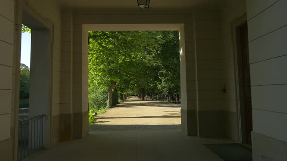 Open corridor at Palace on the Water 