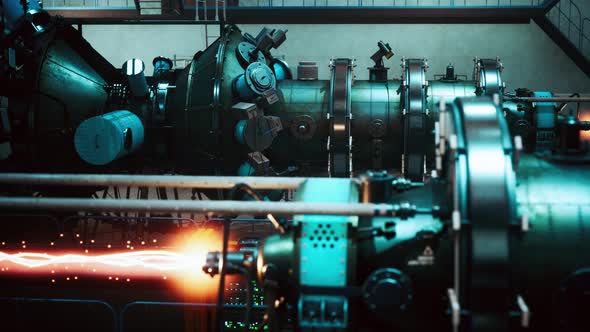 Conceptual High Tech Power Thermonuclear or Nuclear Reactor alt