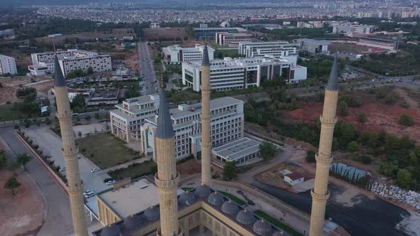 Blue Mosque in the Turkish City